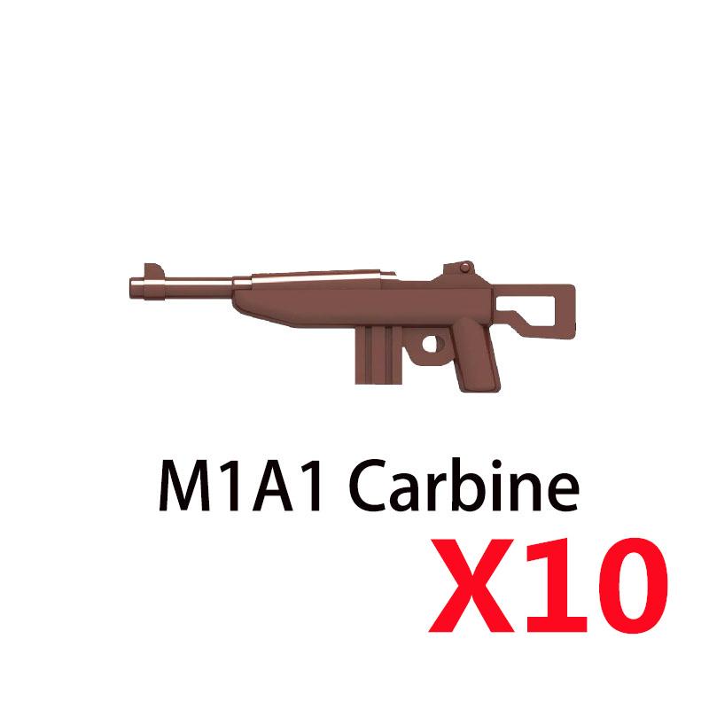 Militärwaffen MOC Bausteine Figuren Soldat US Sowjetischer Gewehr Mini-Kanone Raketenwerfer MG42 RPG Kugel Spielzeug Geschenk K022