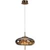 Elegant Art Glass Pendant Light for Bedroom and Bar