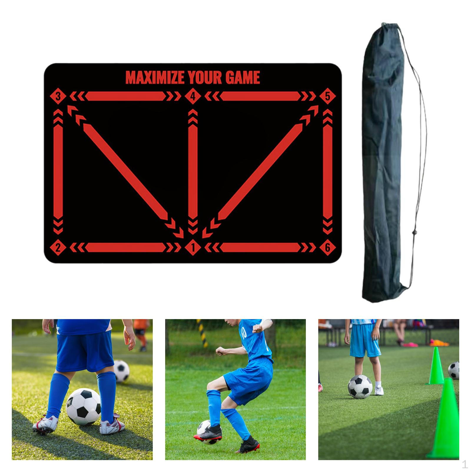 

Футбольный коврик для тренировок на ногах, противоскользящий коврик для двери, шумоподавление, футбол красный