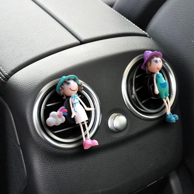Cartoon Car Air Vent Clips Car Smell Air Freshener Cute Car Vent Clips Auto Air Freshener Long-lasting Cute Characters For Home