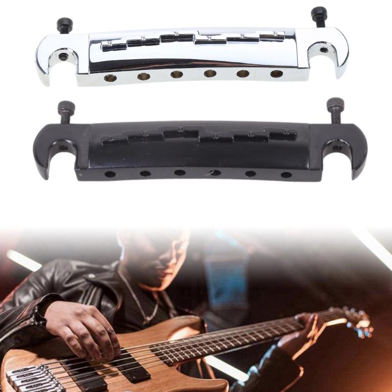 Guitar Bridge Stop Tailpiece, Adjustable Guitar Saddle Small Integrated Bridge
