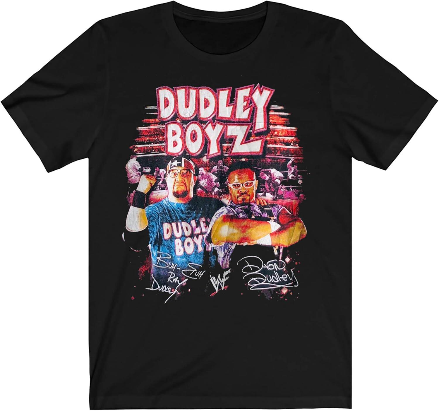 Hot Dudley Boyz Black Short Sleeve Cotton Size S-4XL T-Shirt Unisex T-Shirt S