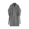 Woolen Coat Men's Autumn and Winter Thickened Over-the-knee Coat Korean Style Trendy Lapel Woolen Windbreaker