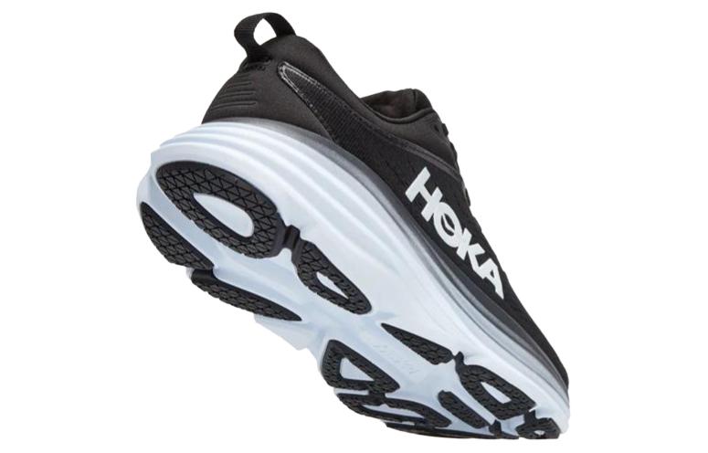 HOKA One One Bondi 8 D Geniş 'Siyah Beyaz' Kadın 1127954-BWHT