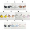 Plush Doll for 1/31/4 BJD Cute Round Frame Glasses Clothes Plush Doll Eyeglasses For 15~20cm Dolls