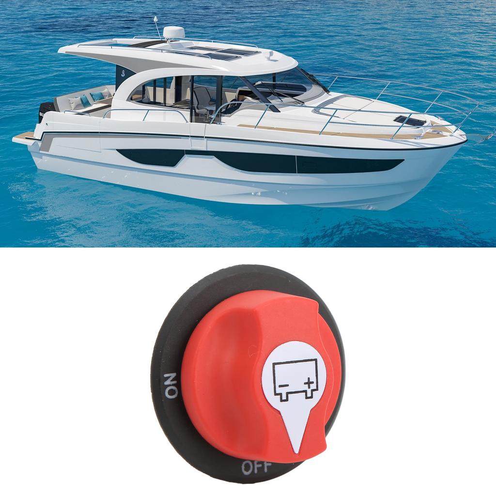 Car Battery Isolator Selector Switch Waterproof Battery Selector Master Cutoff Switch for Motorcycle