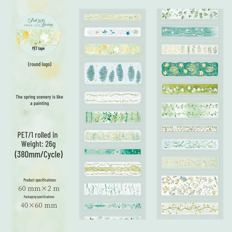 Spring Series Tomato Sauce Girl Die-Cut Tape for Journal Decoration - 4 Designs