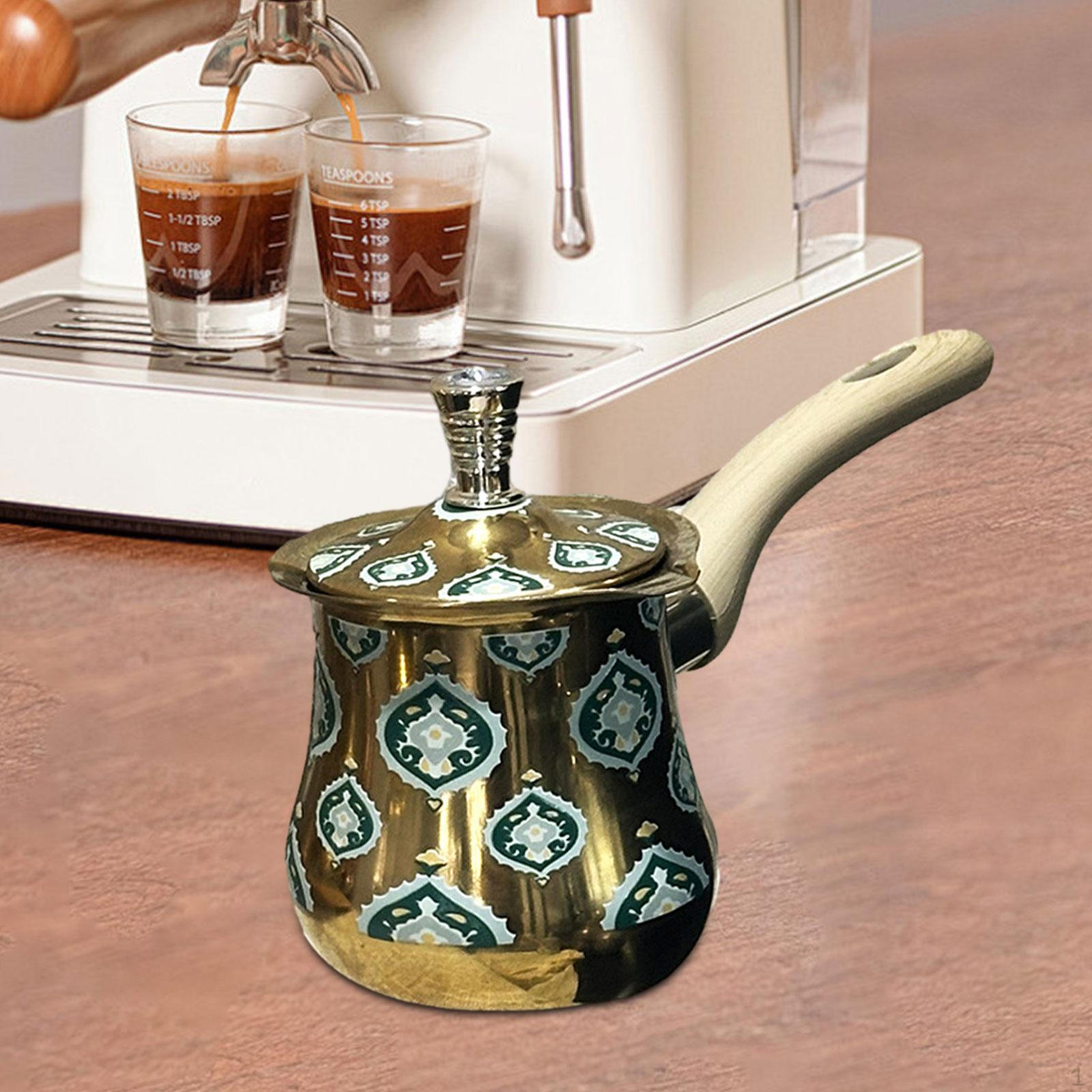 Кофейник с крышкой и носиком для растапливания пены 550ml_Style B