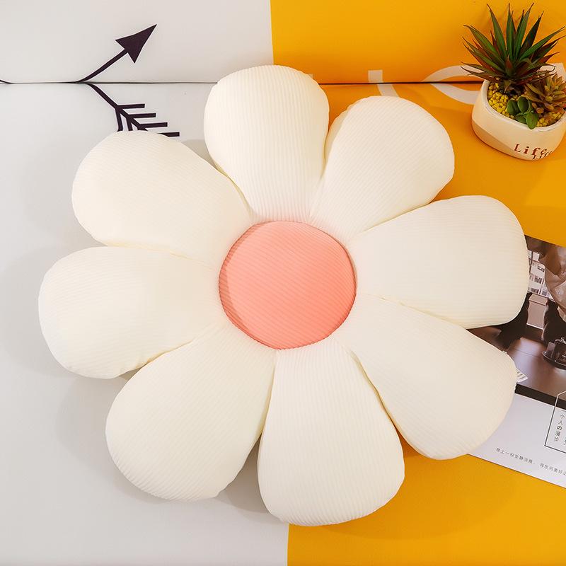 Daisy Sunflower Tatami Floral Seat Cushion & Pillow for Car and Office Backrest
