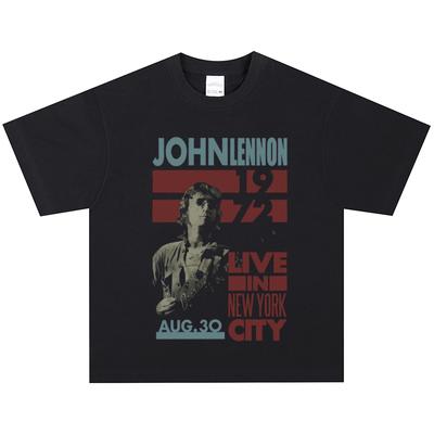 T-Shirt John Lennon, Tessuto Morbido, Casual, Uso Quotidiano