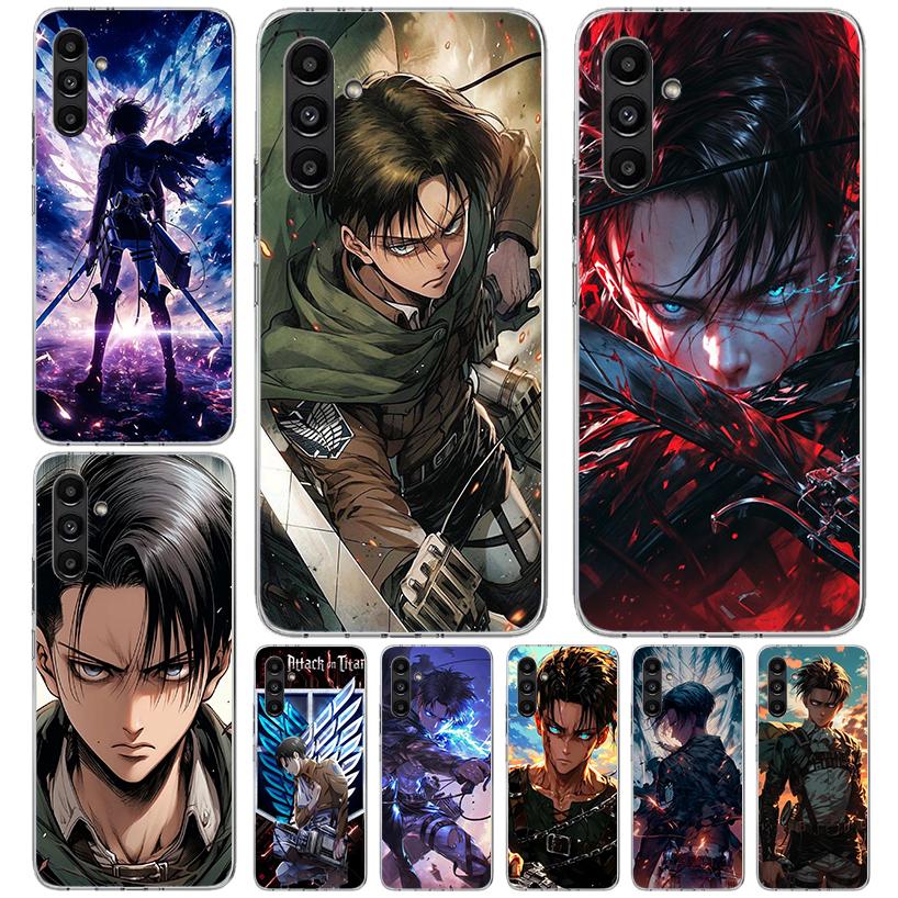 A-Attack on T-Titan Levi Phone Case For Samsung Galaxy A13 A14 A15 A16 A17 A53 A54 A55 A56 A57 A33 A34 A35 A36 A37 A23 A24 A25 A