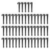 Black High Quality Set Ground Stakes Pack Pegs Spikes C-Type DN16 Yard Garden Holder Hose Irrigation Landscape