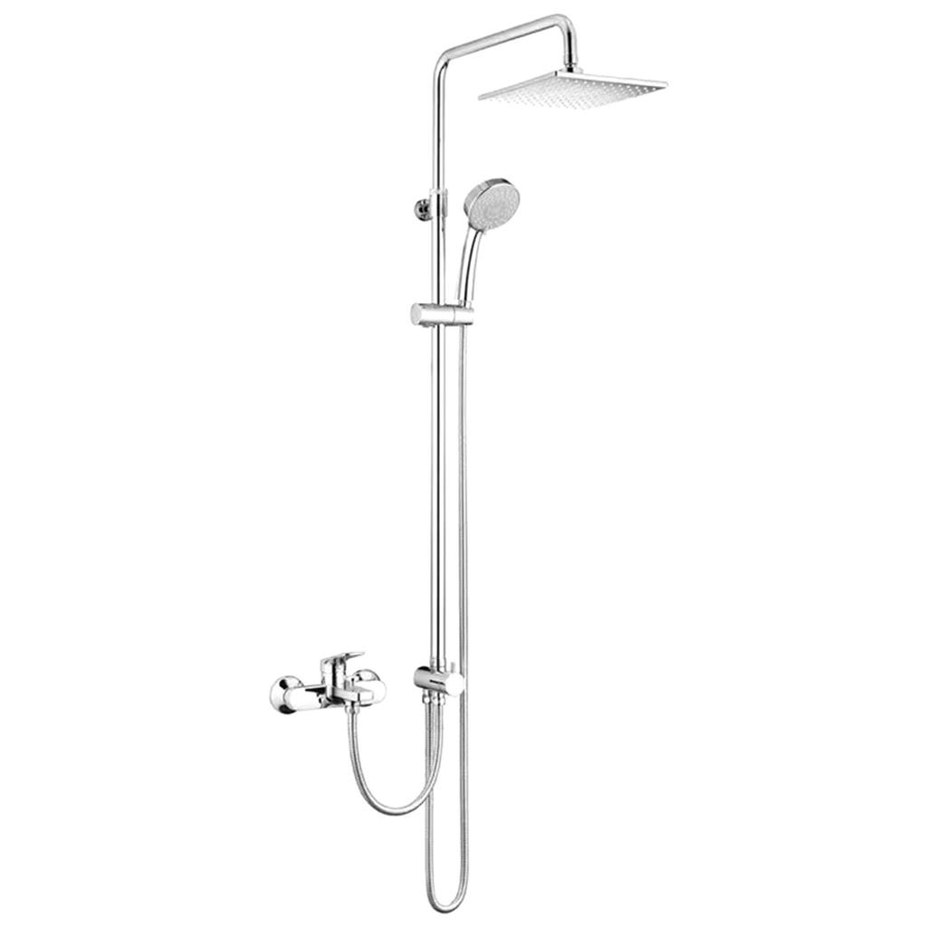 Wall Mounted Shower Head with 2 Water Settings Water Splitter for Shower Stainless Steel Shower Head Fit for Bathroom