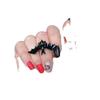 Adjustable Gothic Bat Ring - Black Halloween Jewelry