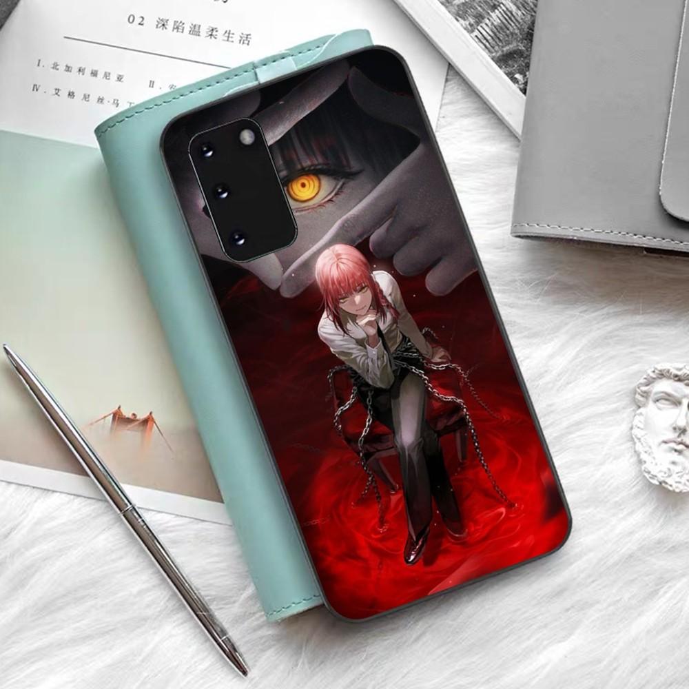 Chainsaw Man Makima Phone Case Silicone PC+TPU For Samsung S10 20 30 22 23 24 Plus Lite Ultra Cover