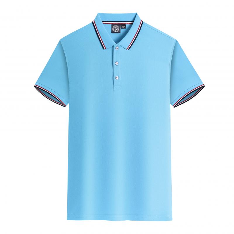 2026 Summer Men's Short sleeved Polo Shirt Business and Leisure 85% Polyester Fiber 15% Cotton Breathable and Versatile