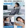 Glorlummi Travel Neck Pillow U-Shaped Memory Foam 360° Support Washable Cover Lightweight with Case