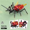 Libellen-Insekten Mini-Baustein-Set - STEM Pädagogisches Meereslebewesen-Spielzeug für Kinder Fördert Kreativität & Meeresleben-Lernen