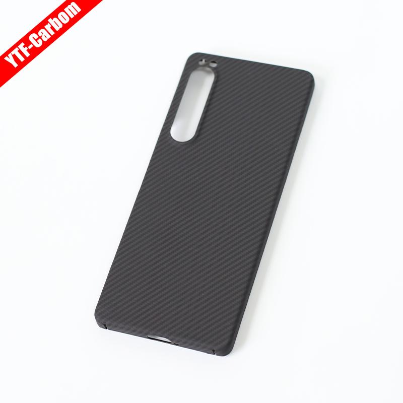 YTF-Carbon Karbonové Vlákno Pouzdro na Telefon Sony Xperia 1 III Proti Pádu Aramidové Vlákno Design Skořepiny Pouzdro na Telefon Xperia 1 V Pouzdro na Telefon 1 IV