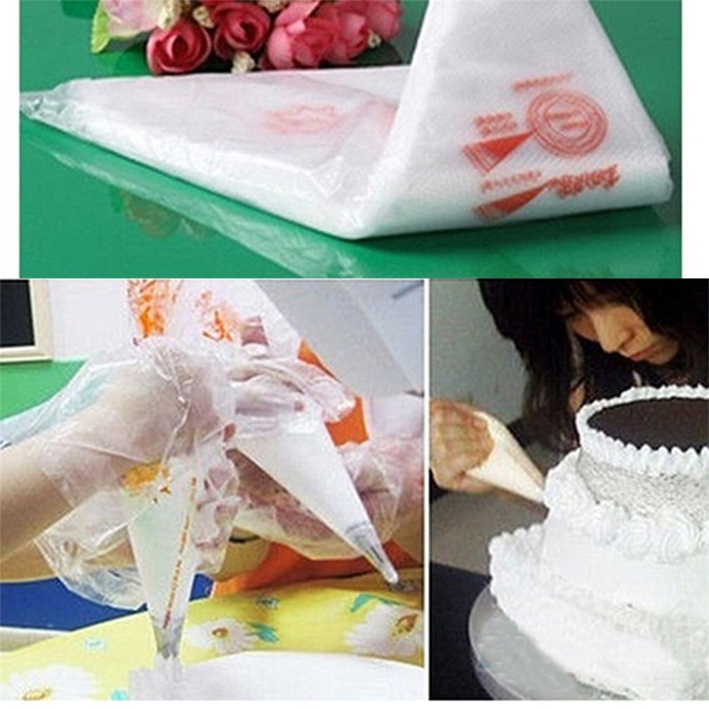 Bags 100pcs Disposable Bags Icing Nozzle Fondant Cake Decorating Pastry Tool