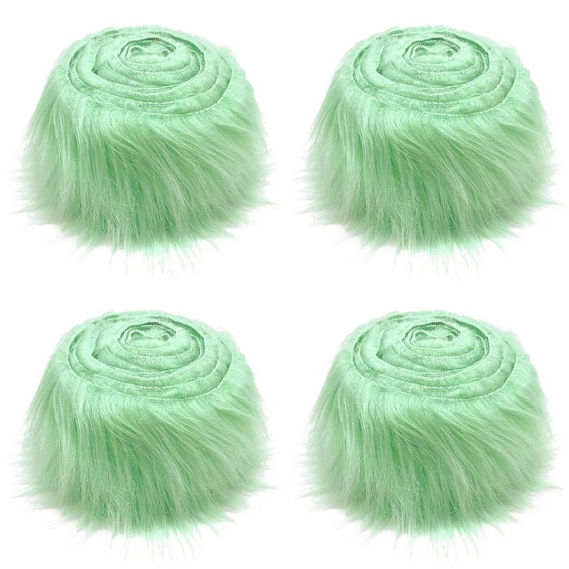 5cm*1.5m Winter Decorative Fabric Supplies DIY Artificial Christmas Decor Ribbon Tapes Fur Stripe