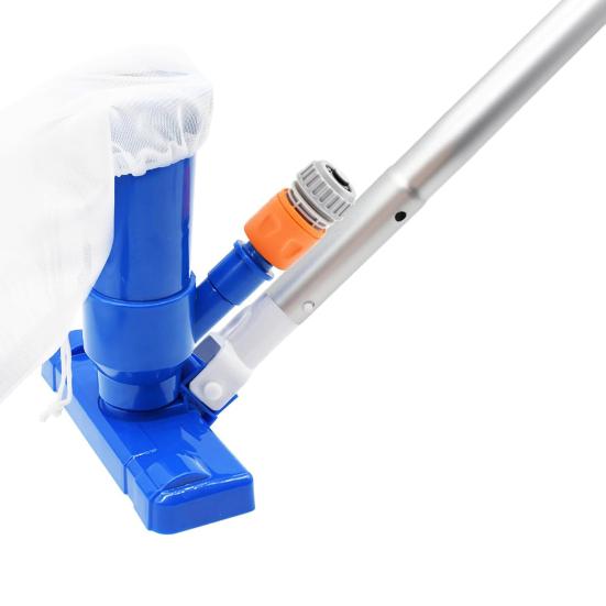 Pool Vacuum Cleaner Set Pool Floor Cleaner with Filter Bag Telescopic Pole ?Hand Pool Vacuum Cleaning Tool for Pool Pond