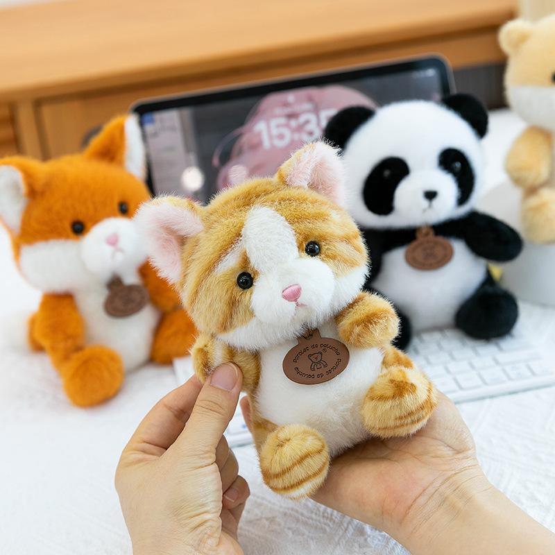 Xiangdundun small animal dolls, cute table companion dolls, cute pet paradise, cute pandas, crocodiles, plush toys
