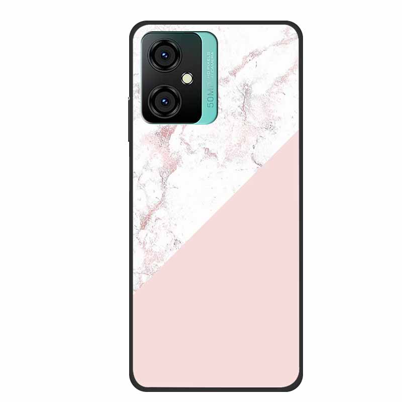 For Blackview Oscal C70 Phone Cover Case Luxury Silicone TPU For Blackview Oscal C 70 Soft Marble Flowers Protective Cases Coque