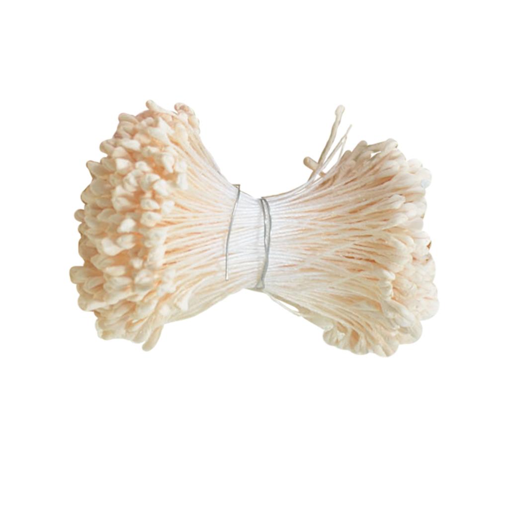 Plaster Artificial Flower Stamens Assorted Colors DIY Craft Flowers for Flower Making Card Making Fabric Flower Brooch
