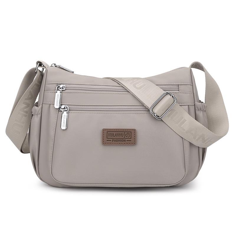 Mu Lanhu Casual Bag Spring New Lightweight Messenger Bag Trendy Multi-pocket Shoulder Nylon Women's Bag
