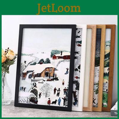 Ecofriendly Wooden Picture Frame For Living Room Art Display With Modern Minimalist Design