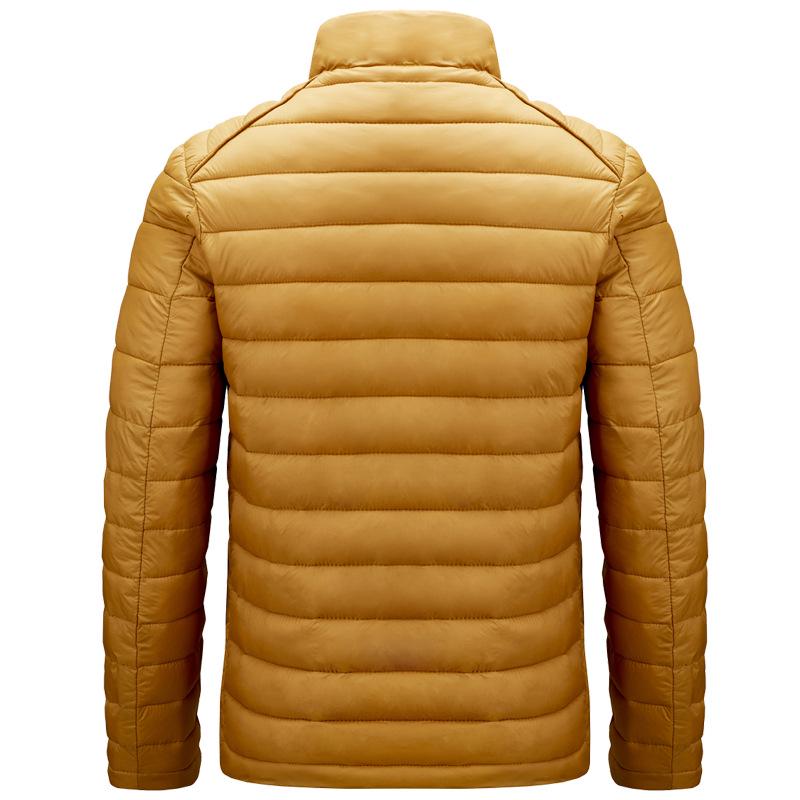 Autumn Winter Lightweight Jackets Men Padded Parka Male Coats Outwear Windbreakers Men Clothing