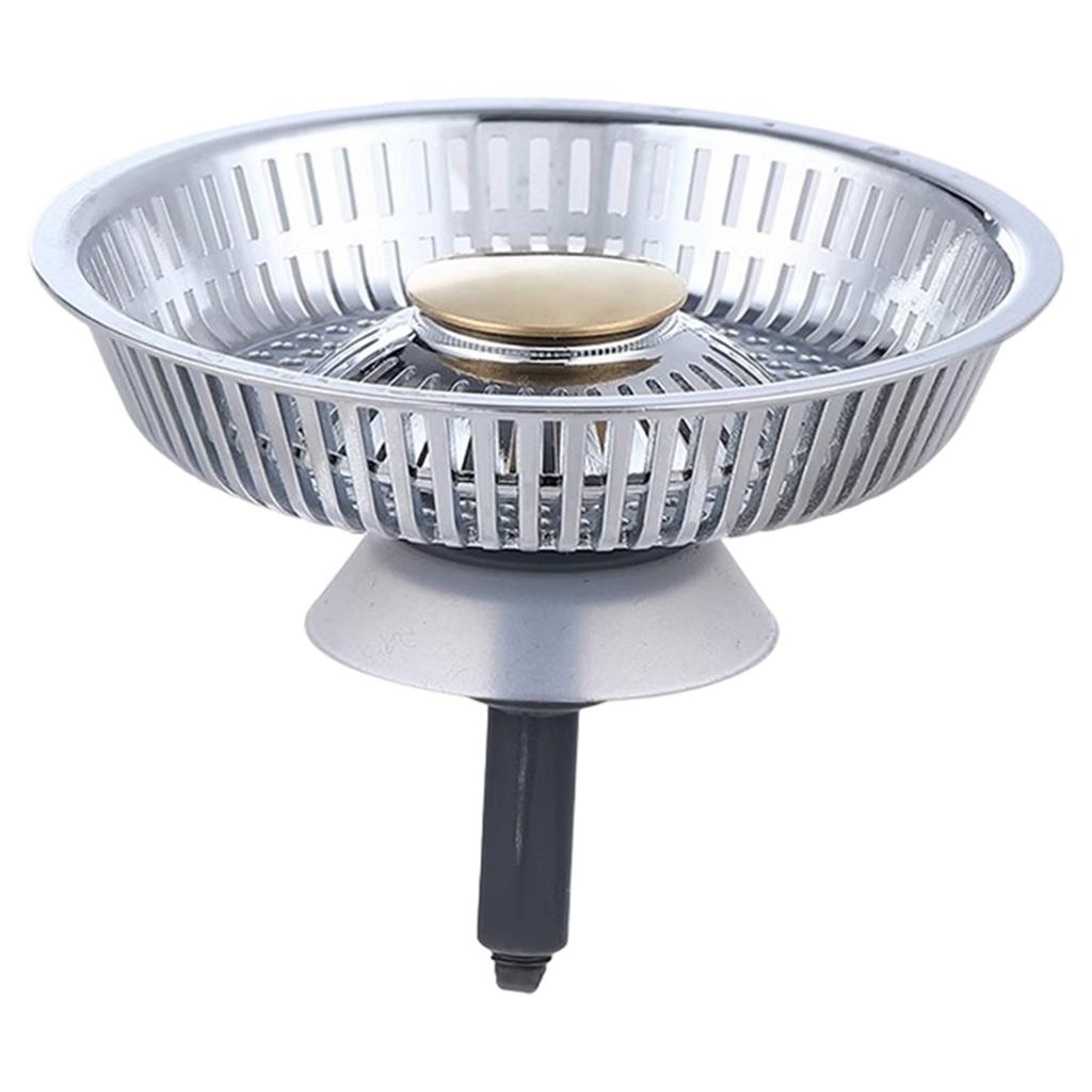 Universals Sink Drain Strainer Baskets Drain Plug Push-type Bounce Cores Drain Filter AntiClogging Sink Stoppers