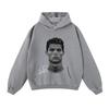 Autumn/Winter 420G Street Football Print Heavyweight Pullover Hoodie