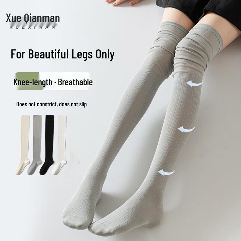 Women s Over-the-Knee Cotton Pile Socks One Size