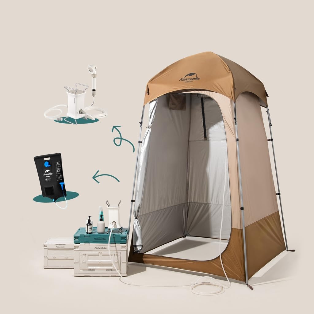 Naturehike Changing Single Changing Single Shower Privacy Changing Disaster Prevention Camping Simple Beach Tent for 1 UV Protection Easy To Type