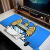 Manchester City Crest   Mouse Pad Office Desk Mat, Gaming Mouse Pad Mousepad, Keyboard pad,Heavy-Duty Non-Slip Rubber Backing, Gift