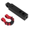 RC Car Trailer Hook Fit for 4107 MK07 Multifunctional High Strength Alloy 1 8 1 10 RC Car Model Tow Hitch Black with
