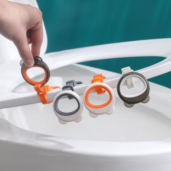 

Ручка сиденья унитаза Полезная многофункциональная многоразовая ручка сиденья унитаза Соблюдайте чистоту Не прикасайтесь к ручке сиденья унитаза Ручка сиденья унитаза чёрный