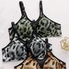 Sexy BH für Frauen Anti-Hänge Leopardendruck Anti-Blendung Übergröße Gesammelter BH Anti-Hänge Ohne Bügel Dünner BH