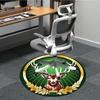 1 Pezzo Tappeto Rotondo Ufficio Jaegermeister, Antiscivolo, Morbido e Resistente Tappeto da Ufficio per Decorazione d'Interni, Perfetto per Ufficio, Bella Decorazione