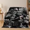 HD Stray Kids Kpop Ultra Weiche Flanell-Kuscheldecke, Warme Gemütliche Decke für Couch Sofa Bett Schlafzimmer Wohnzimmer Reise Geschenk