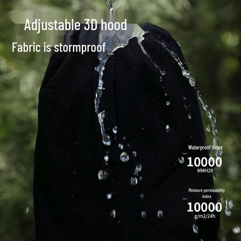 Unisex Full-Body Waterproof Raincoat Set for Cycling & Hiking