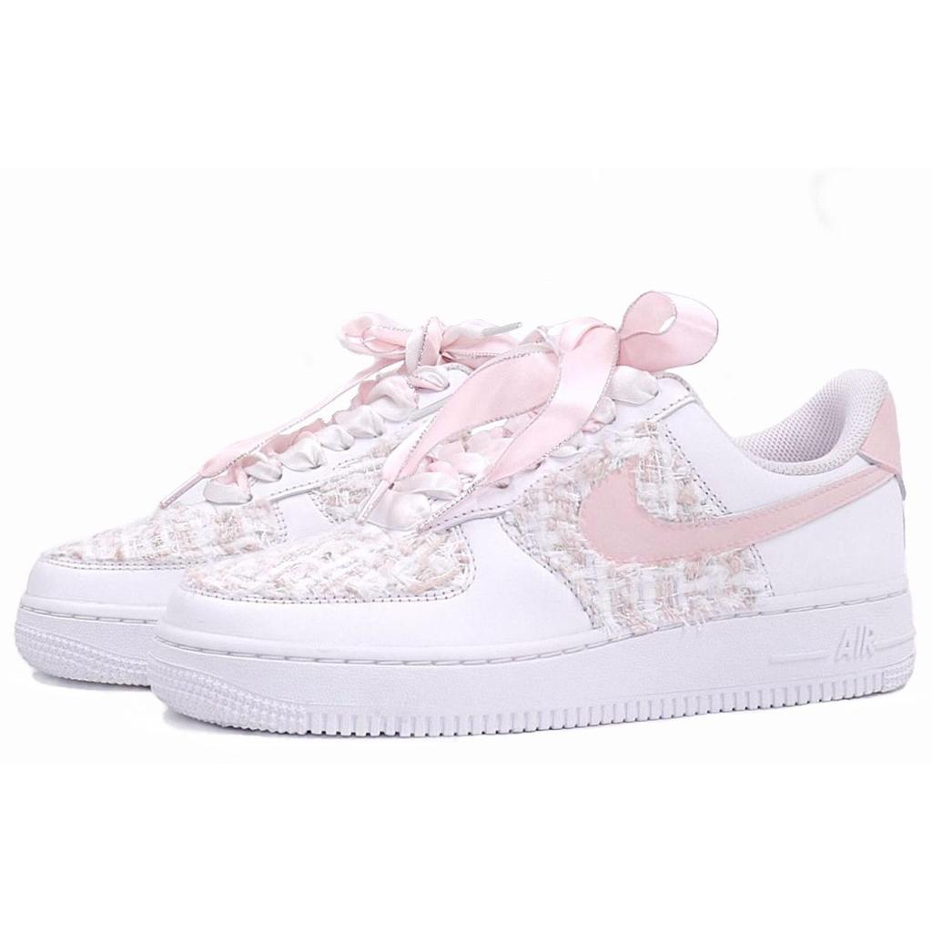 Nike Air Force 1 Skateboard Shoes Women's Low Top Pink/White DD8959-100(Team25-S-BOX)