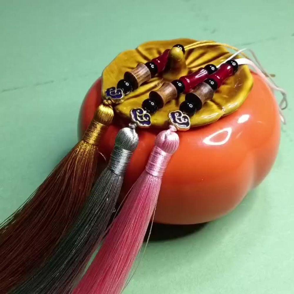 DIY Crafts Tassel Car Keyring Lucky Phone Pendant Chain Keychain Bookmark Tassels  Earrings