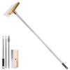 Pizza Oven Cleaning Brush Grill Cleaning Tool with Scraper for Home Kitchen and Commercial Use Long Handle Design