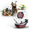 Non-Toxic Pirate Ship Building Kit Moc Pirate Ship Model Building Blocks Creative Gifts For Teenagers And Adults To Build 578 Pieces