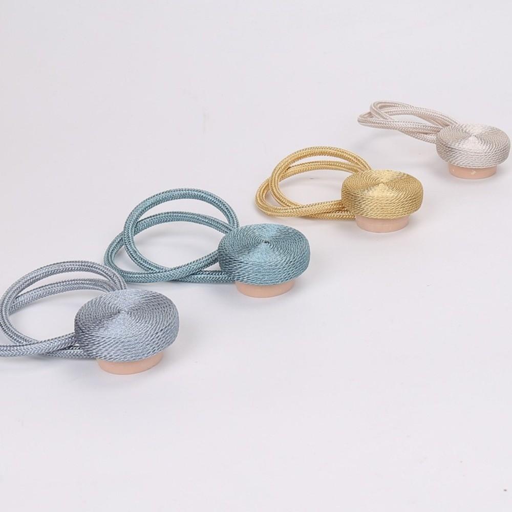 Magnetic Curtain Tieback Clip Buckles Rope Strap Curtain Holdback Bandage  Home Decor