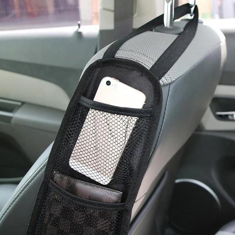 New Car Vehicle Seat Side Pocket Pouch Organizer Storage Bag Bottle Holder Car Stowing Tidying Interior Accessories