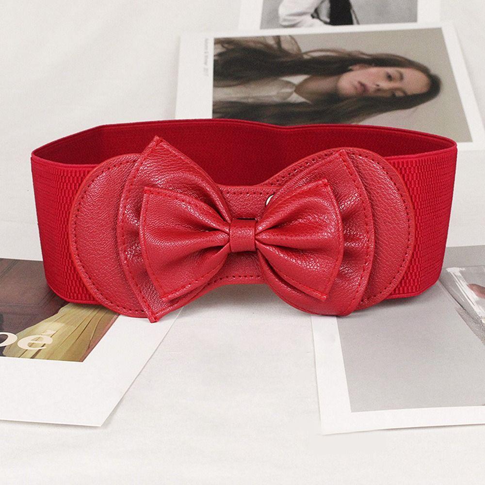 Elegant Waist Belts Women Waistband Waist Strap Elastic Belts Stretch